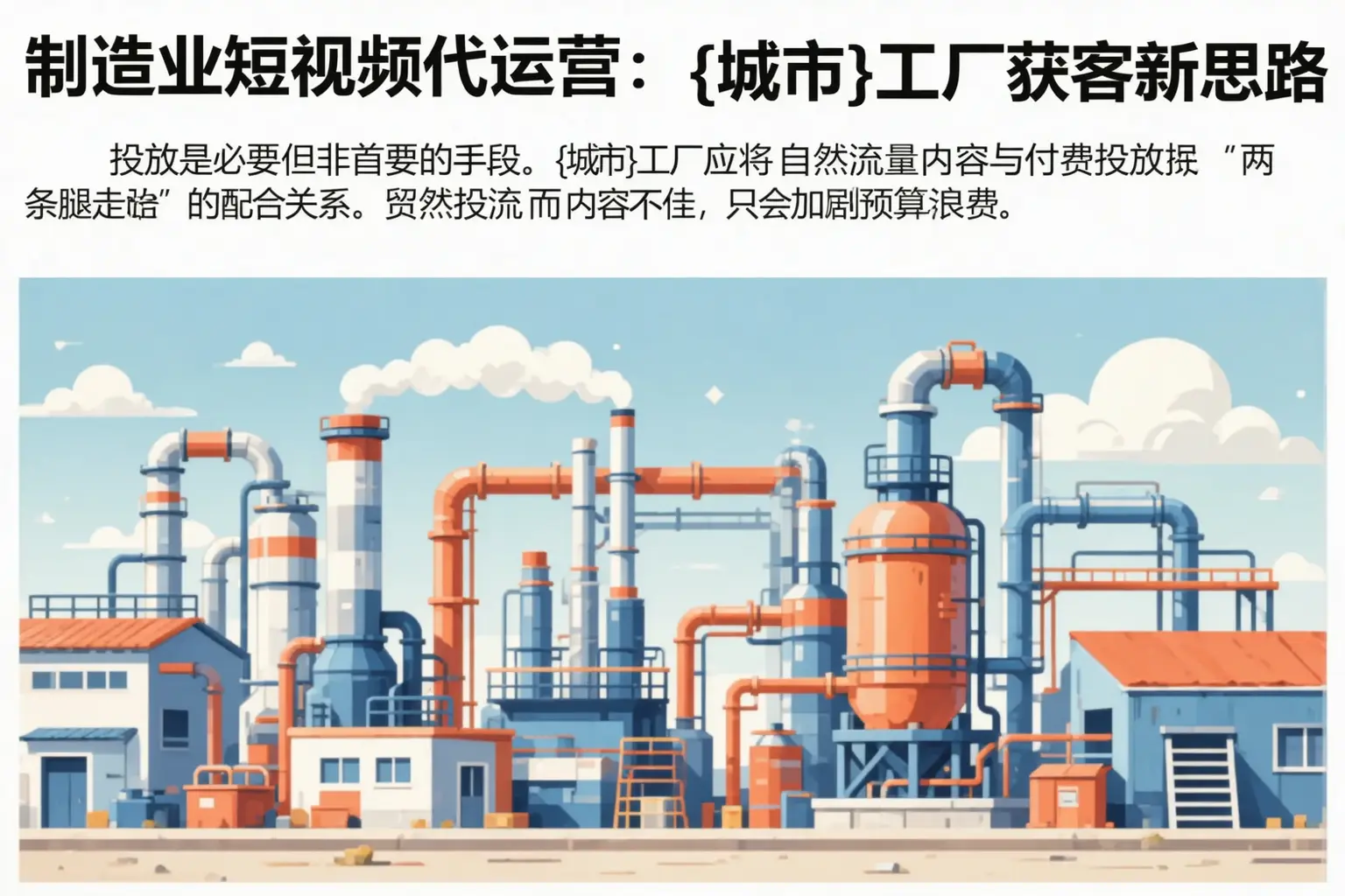 制造业短视频代运营:怀化工厂获客新思路